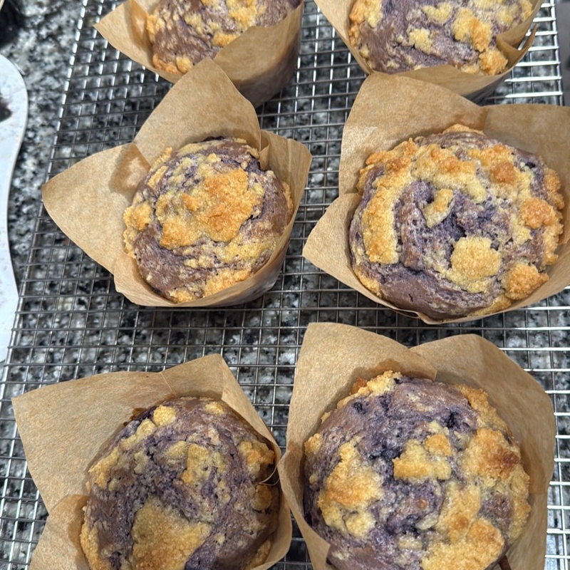 Photo of Blueberry Crumble Muffin