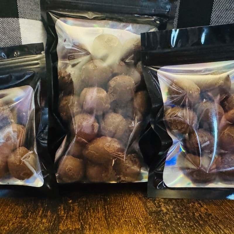 Photo of Sourdough Double Chocolate Chip Cookie Dough Balls