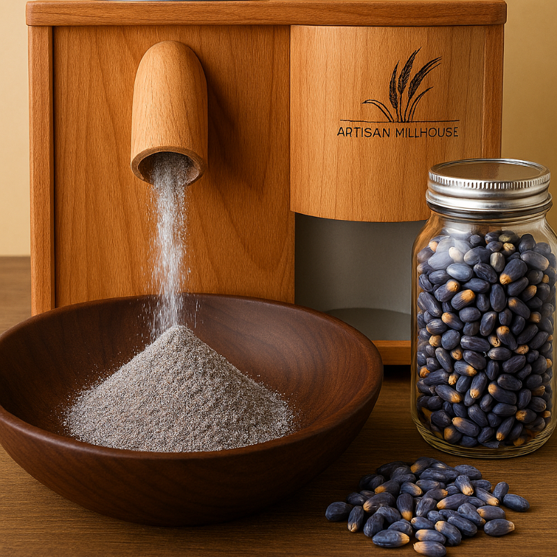 Photo of Organic Stone-Ground Blue Cornmeal 20 Oz