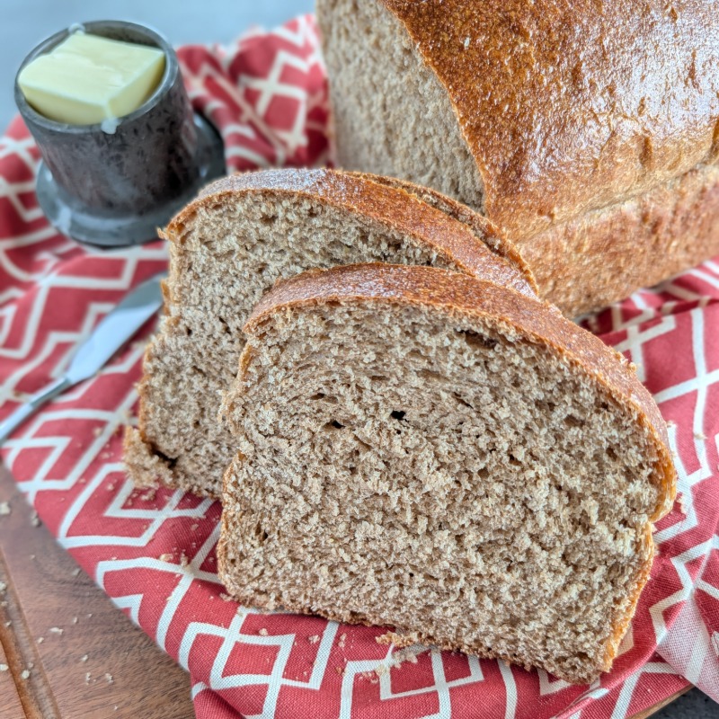 Photo of Wholewheat Sourdough Sandwich Bread