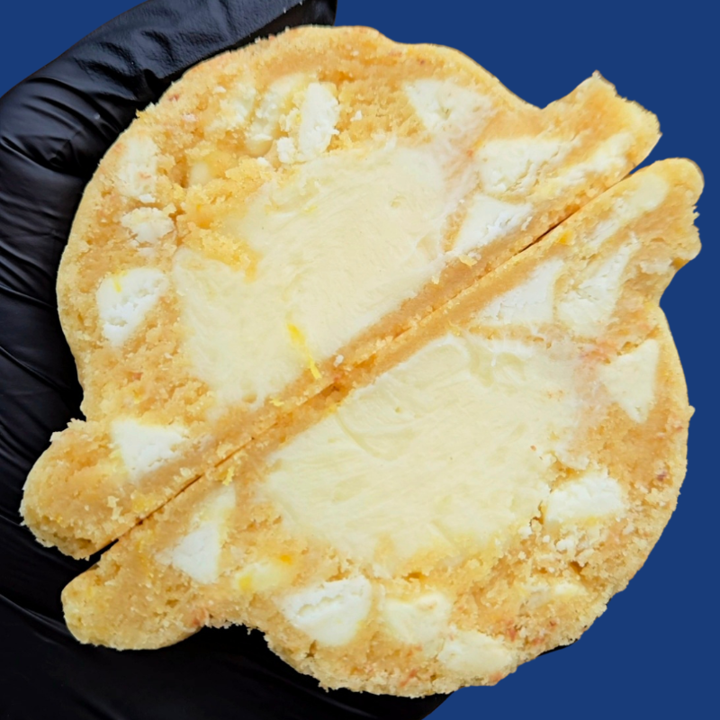 Lemon White Chocolate Stuffed Cookie