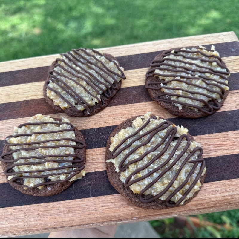 1 Dozen German Chocolate Cookies