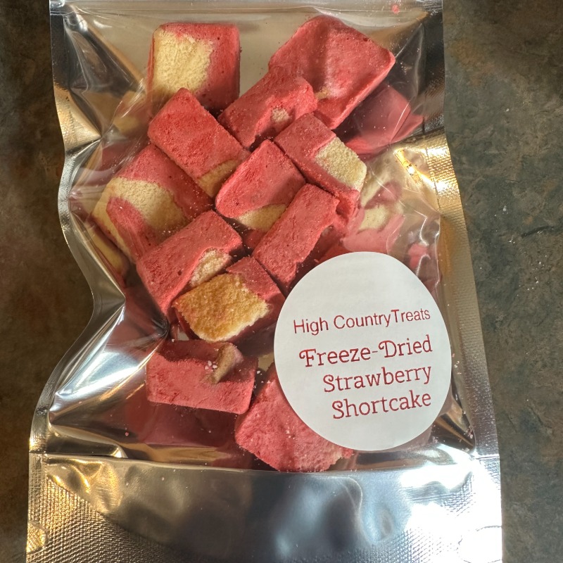 Freeze-Dried Strawberry Shortcake