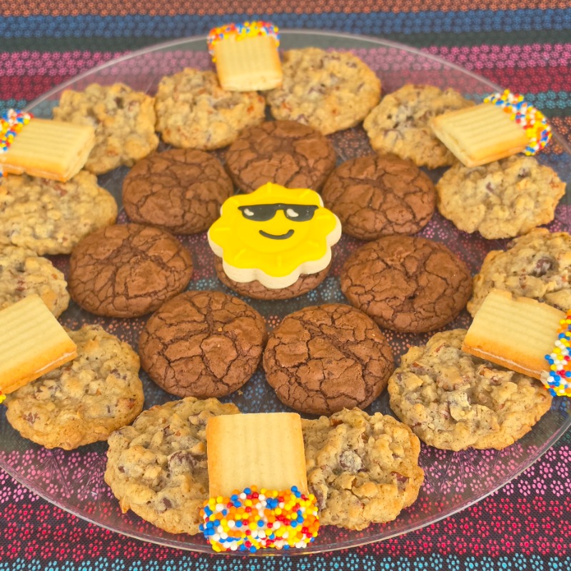 Assorted Cookie Platter - Crazy for Chocolate - Round