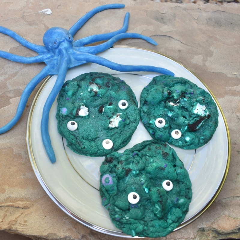 Sea Monster Cookies