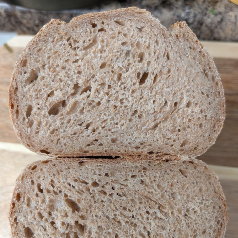 Photo of 50/50 Whole Wheat Sourdough