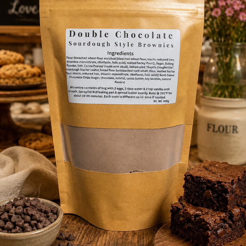 Double Chocolate Sourdough Brownie Mix
