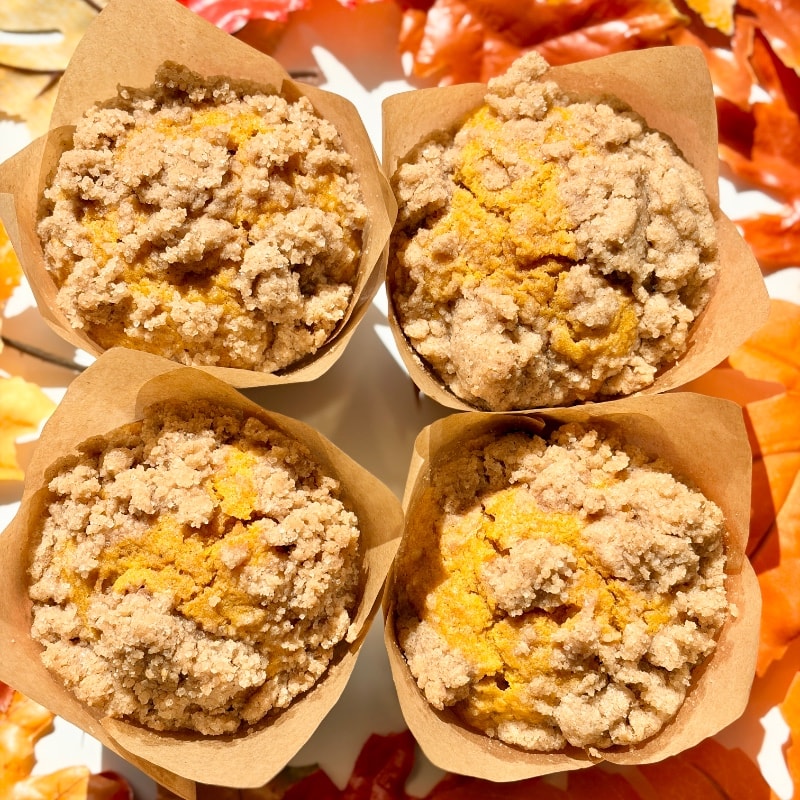 Pumpkin Streusel Muffins