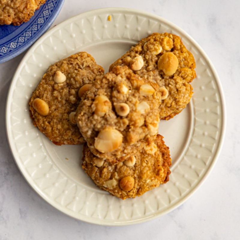 White Chocolate Macadamia Cookies