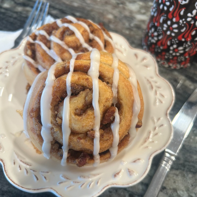 Pecan Cinnamon Roll