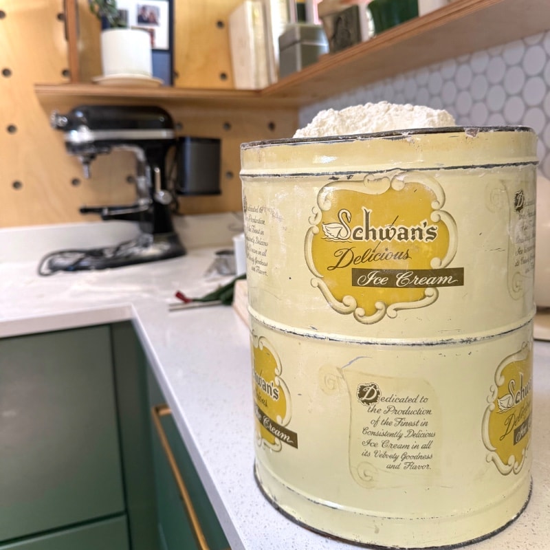 Grandma's Flour Tin and My Cherished Baking Tool
