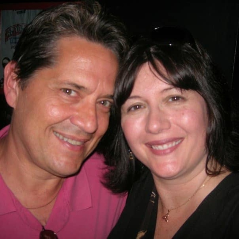Patty, the owner and head baker of Sweet Pea Home Bakery, together with her late husband, Steve