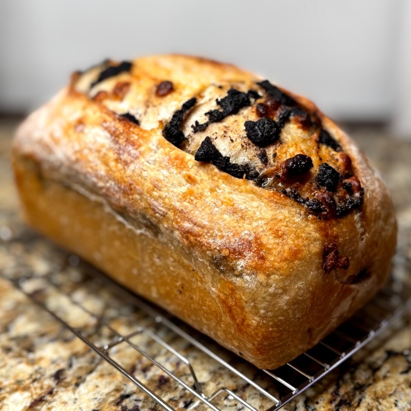 Cookies & Crème Sourdough Loaf
