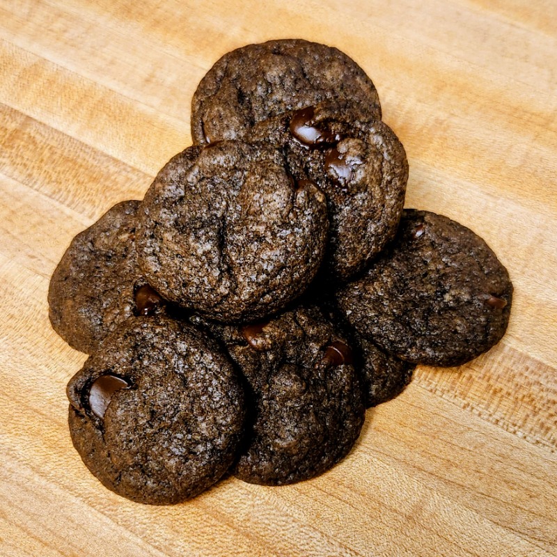 Photo of Sourdough Double Chocolate Cookies