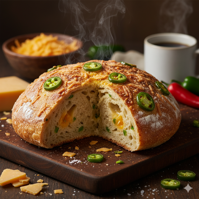 Photo of Jalapeño Cheddar Sourdough