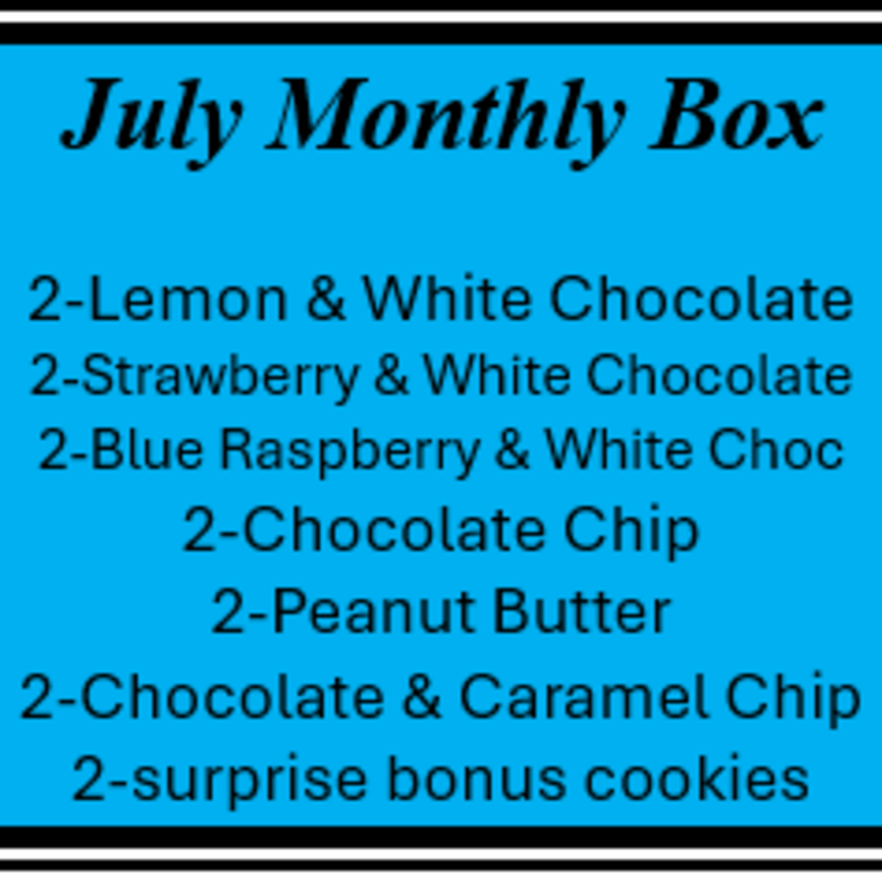 JULY MONTHLY BOX