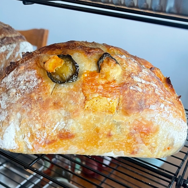 Photo of Jalapeño Cheddar Sourdough Loaf