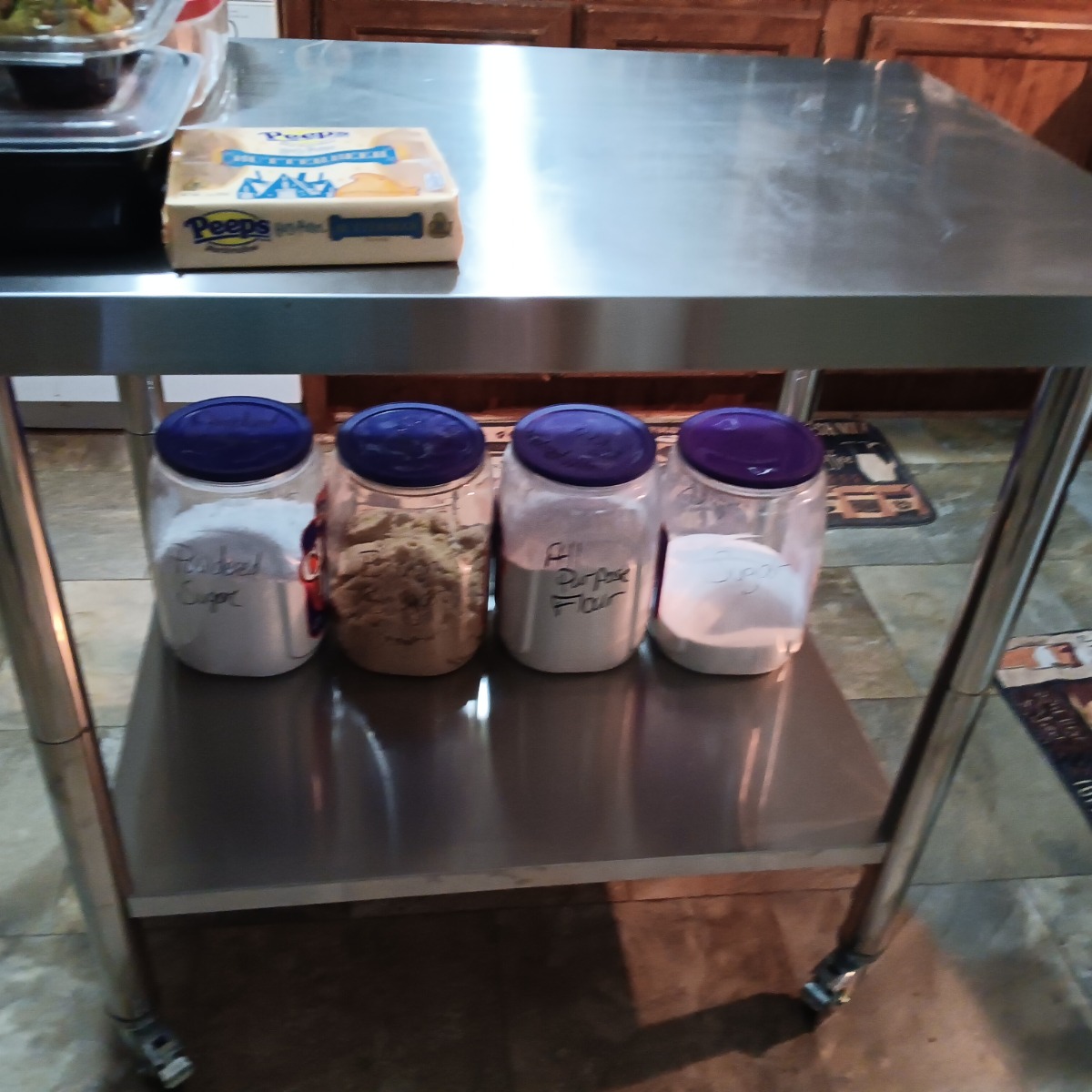 A photo of our fancy canisters! Lol. Got to start somewhere! 