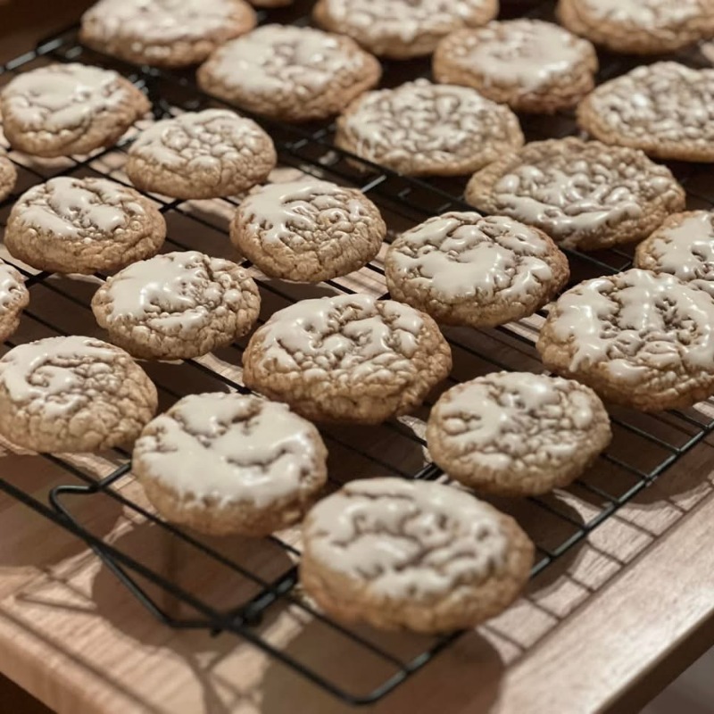 Iced Oatmeal Cookies