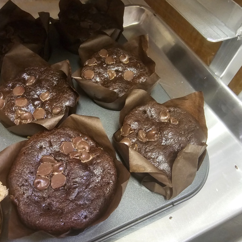 Photo of Jumbo Double Chocolate Chip Muffins