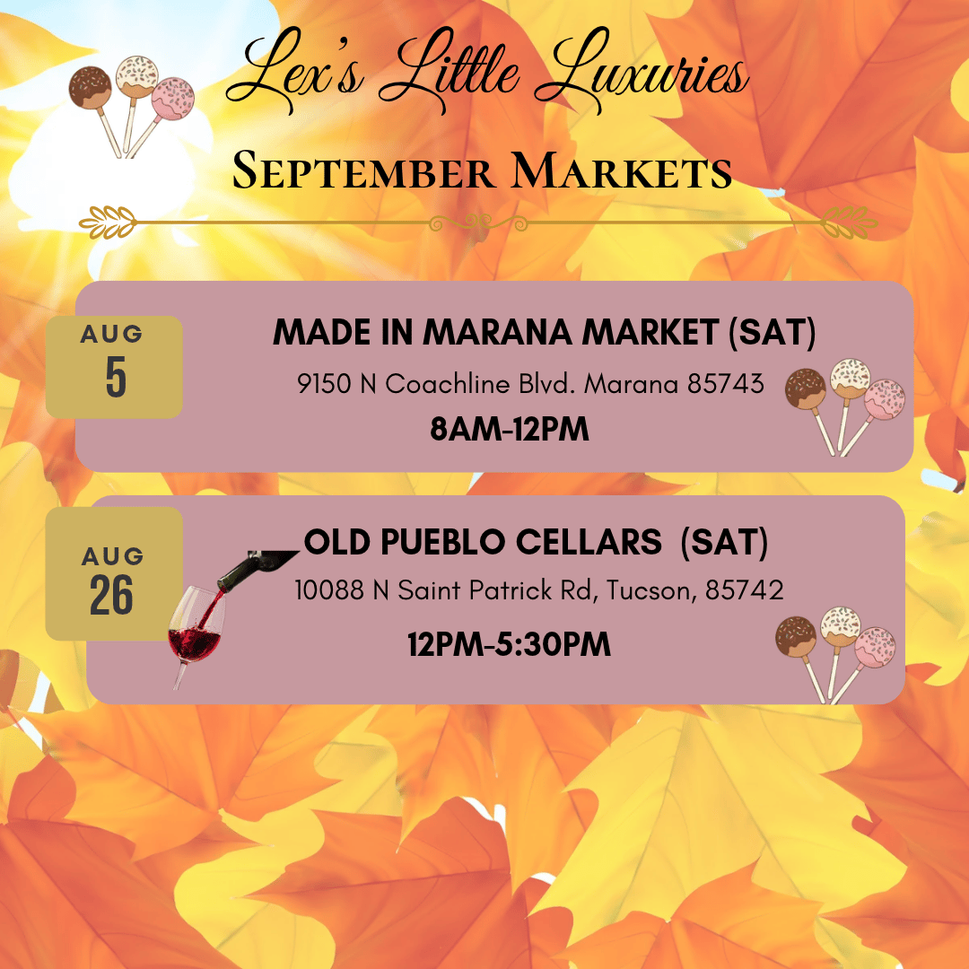 Sept Market Schedule