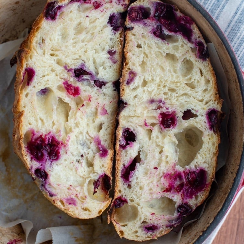 Blueberry lemon sourdough