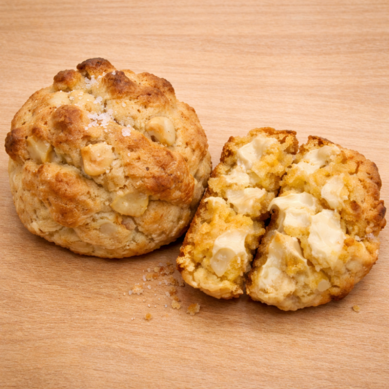 White Chocolate Orange Macadamia Nut Cookie – Individual (5.2 oz)