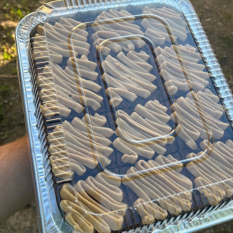 Peanut Butter Sourdough Brownies