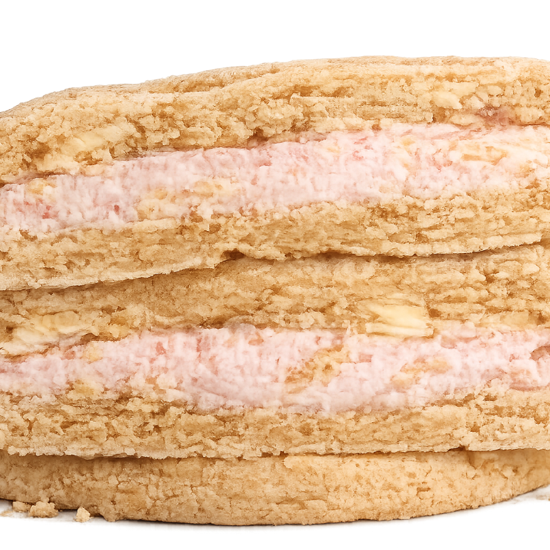 Photo of Lemon Sandwich Cookie with Raspberry Buttercream