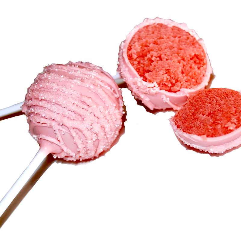 Strawberry Shortcake Cakepop