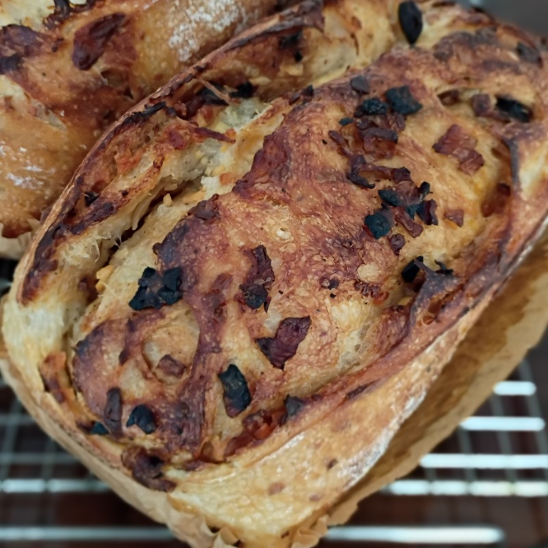 Carmelized Onion & Gouda Sourdough Loaf