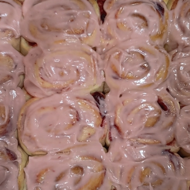 Strawberry Sweet Rolls 