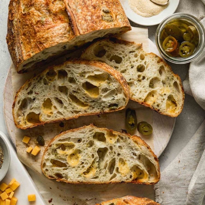 Photo of Jalapeño Cheddar Sourdough Loaf