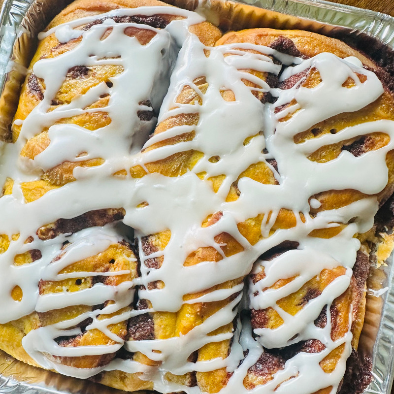 Pumpkin Spice Cinnamon Rolls