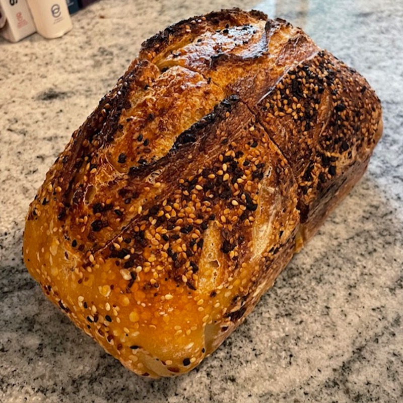 Everything Bagel Sourdough Loaf