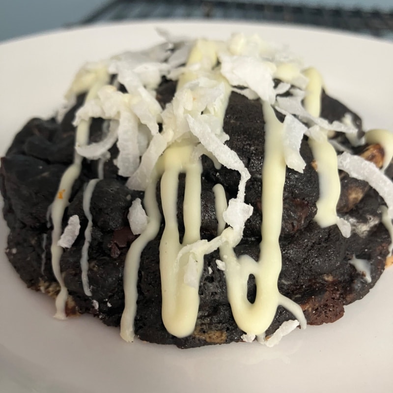 Dark Chocolate Coconut Cookies