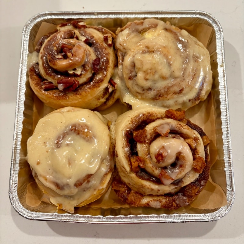 Fall-Inspired Sourdough Cinnamon Roll Variety Pack