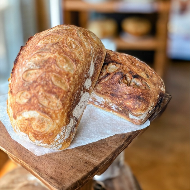 Photo of Roasted Garlic Parmesan Sourdough