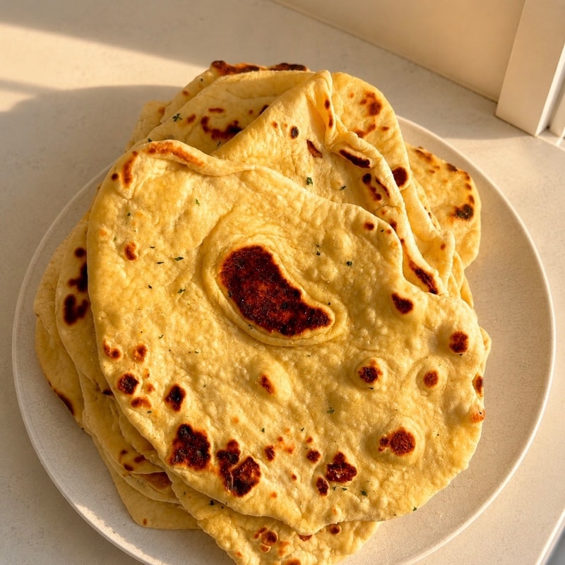Photo of Sourdough Garlic Naan