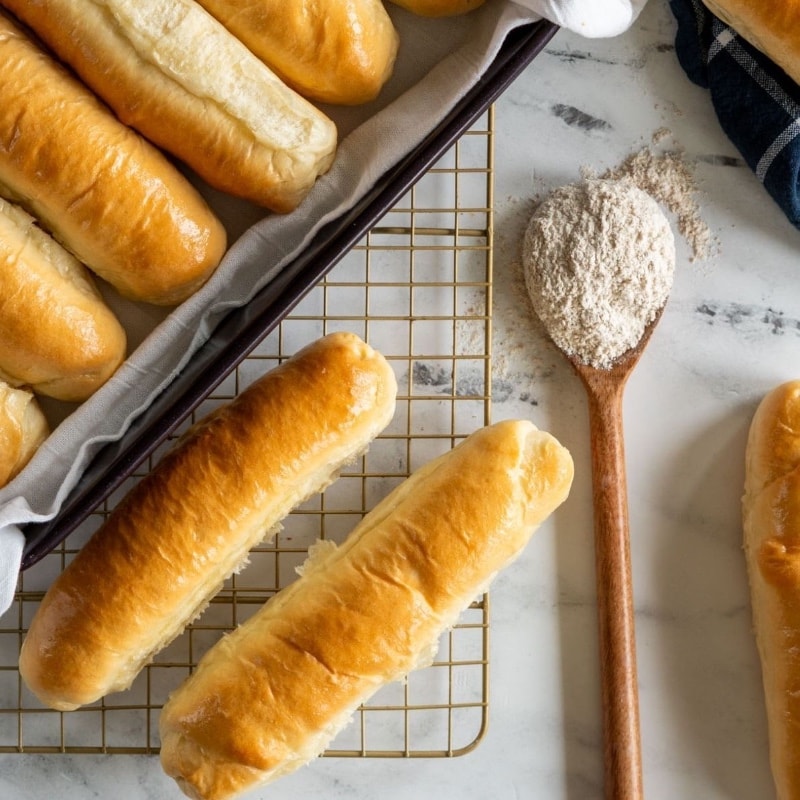 Sourdough Hot Dog / Hamburger Buns 