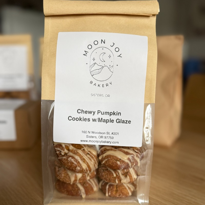 Photo of Chewy Pumpkin Cookies with Maple Glaze in packaging
