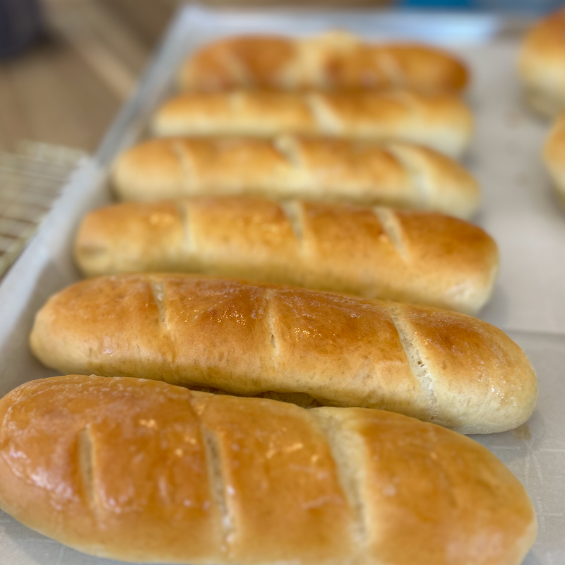 8 Butter-Top White Sandwich Rolls
