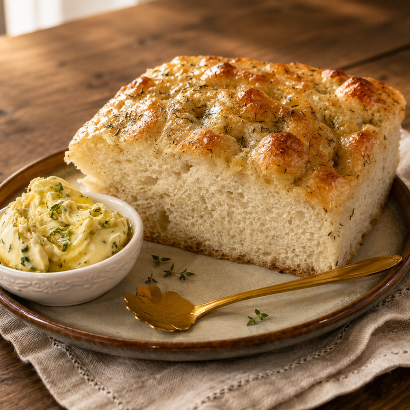 Honey Thyme Focaccia