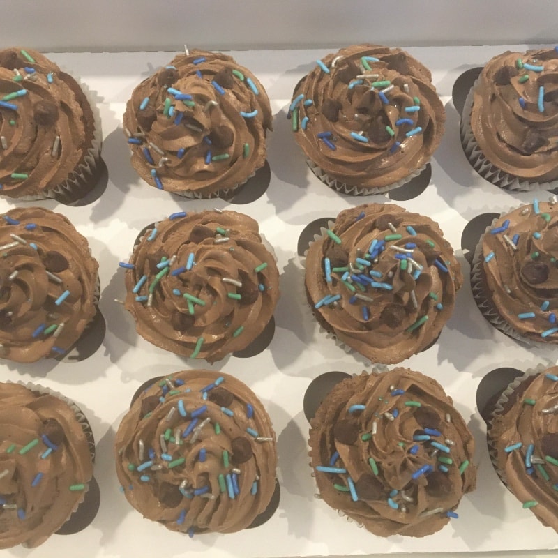 NEW!! Beer-Infused Chocolate Cupcakes (dozen)