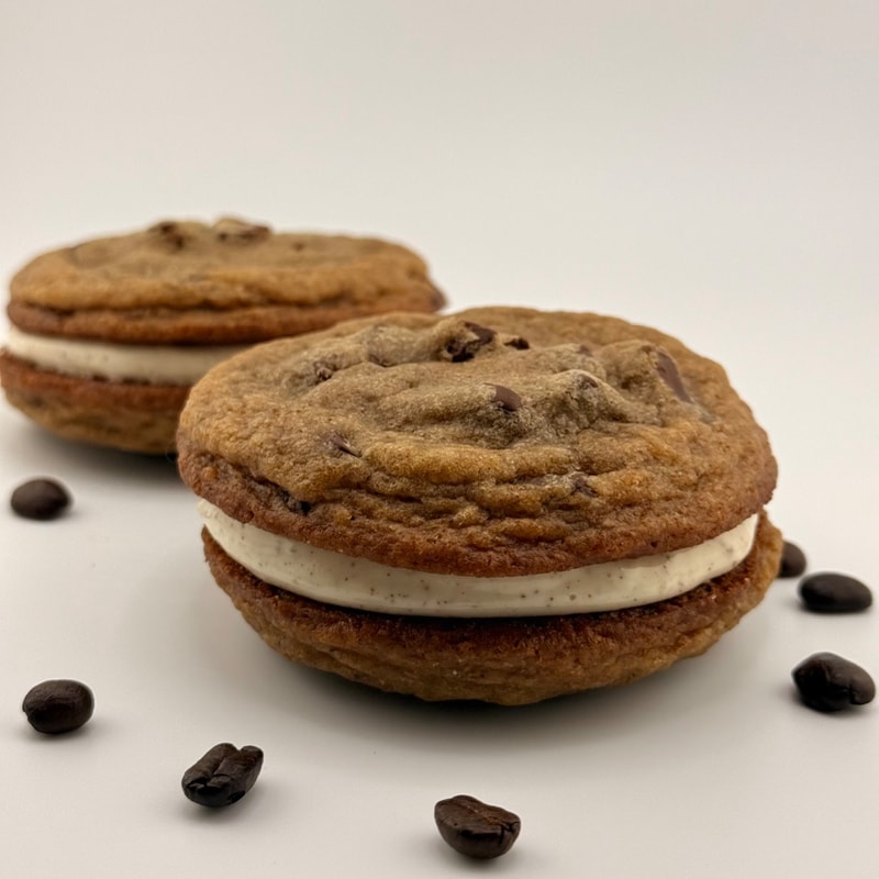 Espresso Chocolate Chunk Cookie Sandwiches