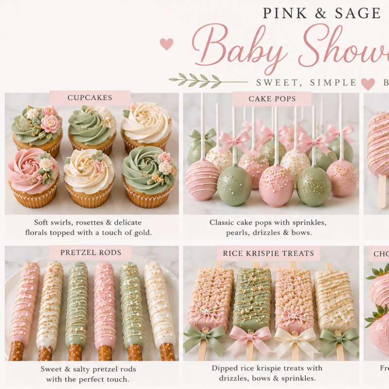 Custom Baby Shower Dessert Package
