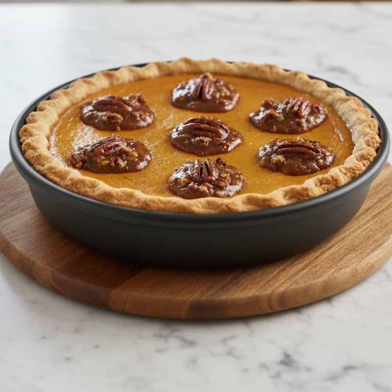 Photo of PUMPKIN PECAN PIE