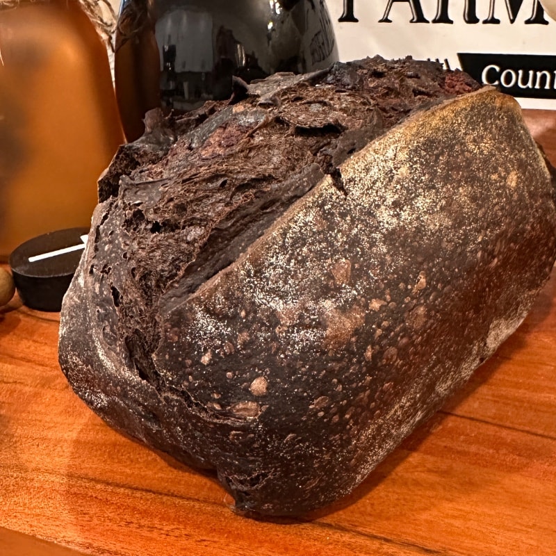 🍫☕ Double Chocolate Espresso Artisan Sourdough Loaf