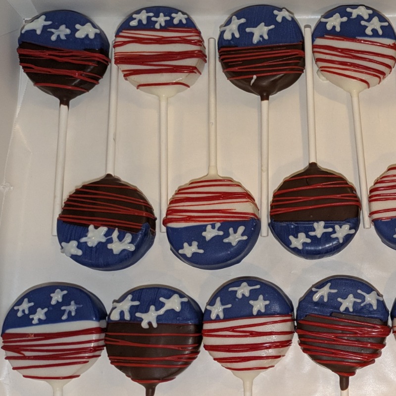 Stars & Stripes Cake Pops