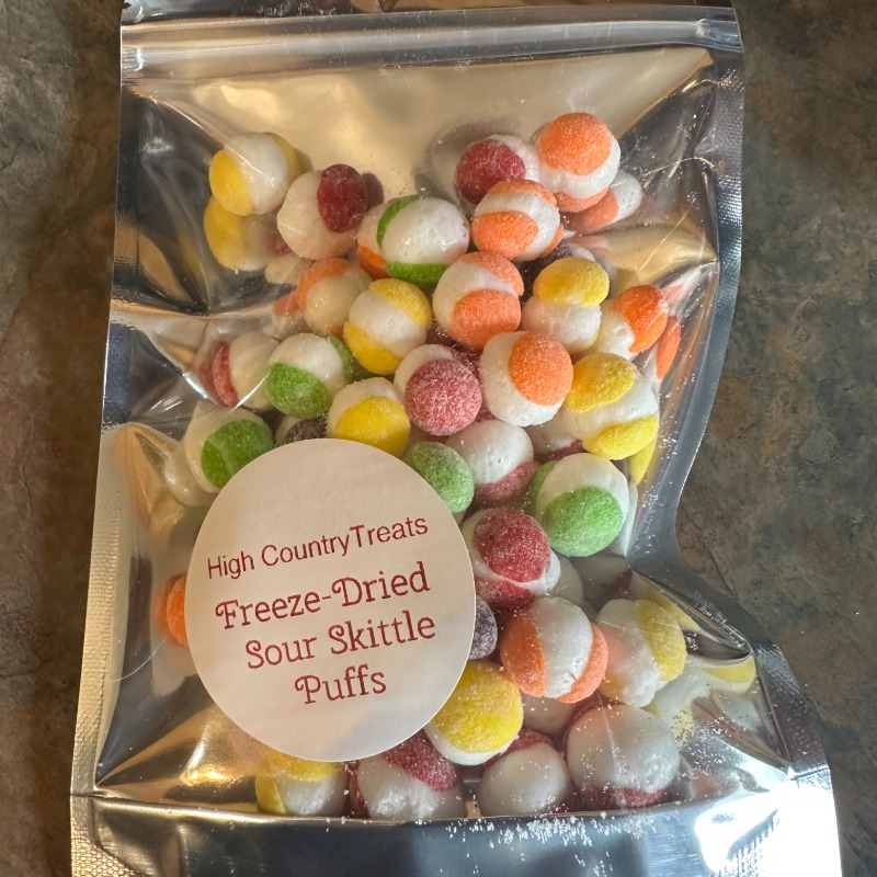 Sour Skittle Puffs